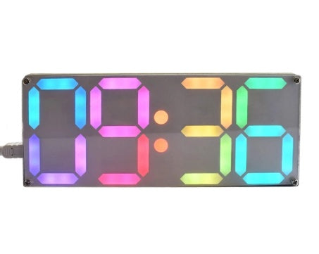 Rainbow Digital Tube Clock Kit